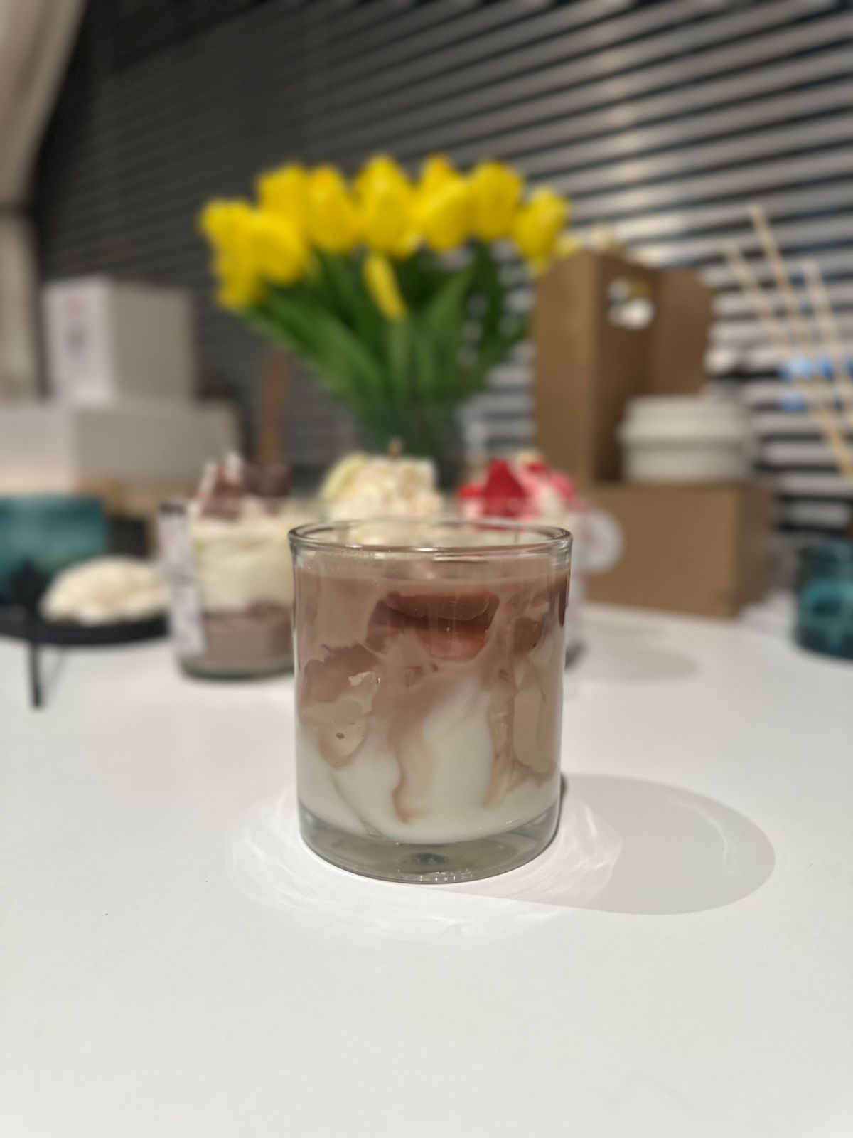 160ml Coffee date on ice - Soy and gel wax candle - gift - Zensory Candle Co