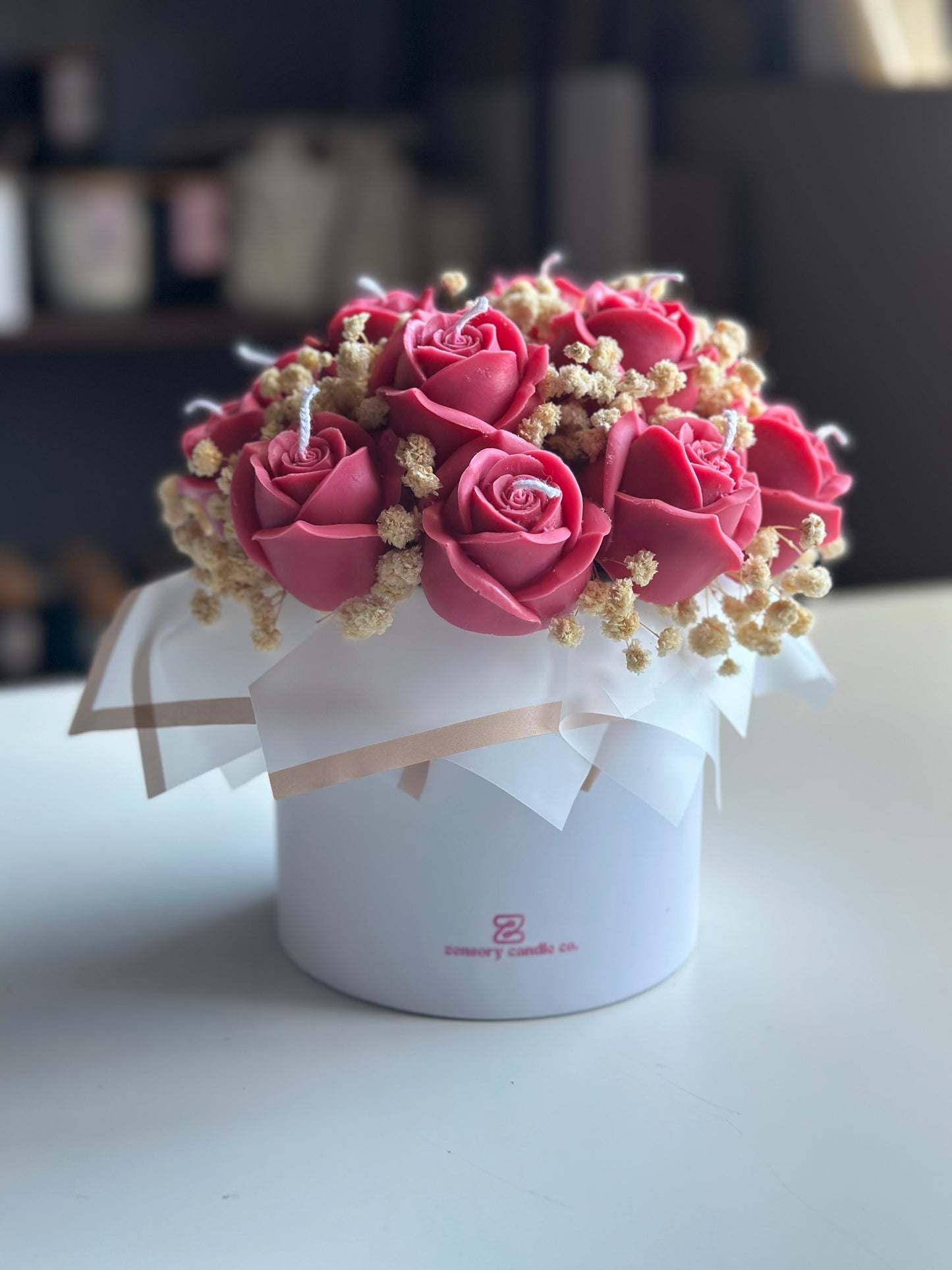 Candle Flower box
