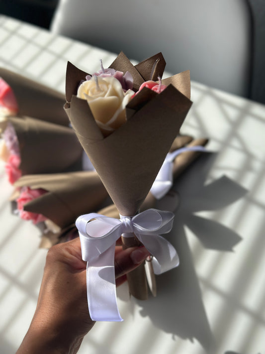 Mini bouquet gift - Candle Flowers - Zensory candle Co
